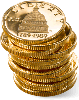 Monedas de oro.