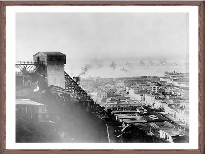 Vista de Valparaíso.